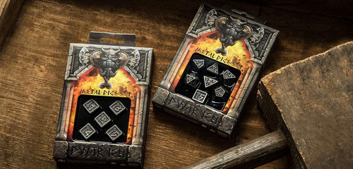 Dice Red Mix Silver Dnd Rpg Juego De Dados Fit Dungeons And