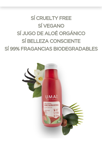 Umai Humectacion Intensa 385ml Piel Seca A Extra Seca