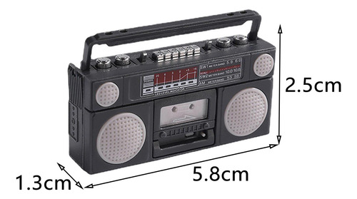 Grabador De Gramófono Realista, Tocadiscos De Casete, Gris