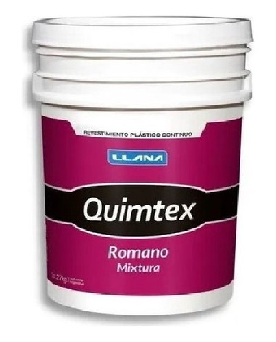 Revestimiento Plástico Quimtex Romano Mixtura 27kg Qrm0001 