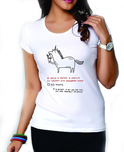 Hermoso Diseño Playera Lindo Unicornio