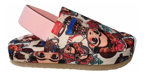 Sandalia Pantunfla Dibujos Para Niña Moda Casual Mod 009