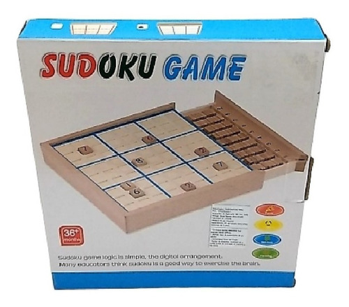 Sudoku De Encaje Y Fichas De Madera