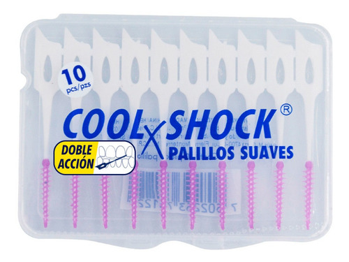 Palillos Interdentales CoolxShock Suaves 10 Piezas