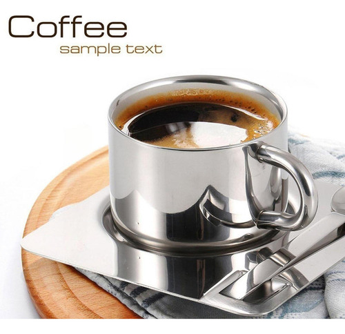 Coffee Cup Spoon Plate Juego De Té Taza De Té Cuchara De