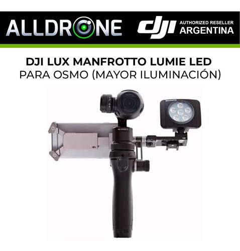Dji Lux Manfrotto Lumie Led Para Osmo Mayor Iluminacion