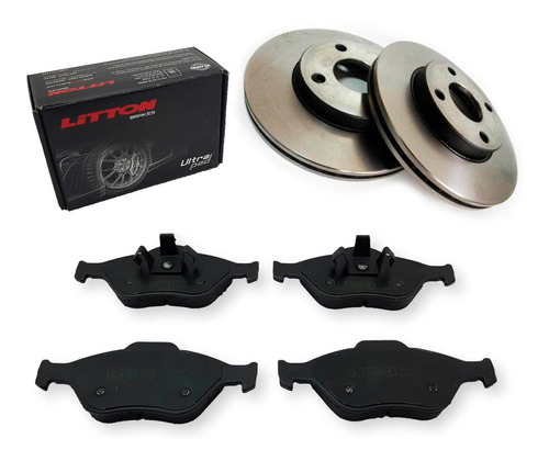 Kit Discos Y Pastillas Ford Ecosport 2003-2008 1.6 Delantero