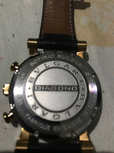 Relogio Bvlgari Sb P 42 G An 18k Caixa Em Ouro Maciço (origi