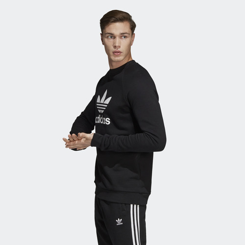 Ejercer colección Es Sudadera Originals Trifolio Crew Hombre adidas Cw1235 | Meses sin intereses