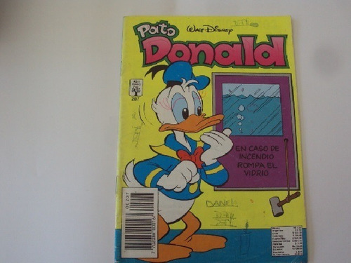  Historieta Pato Donald # 207 Disney - Abril Cinco