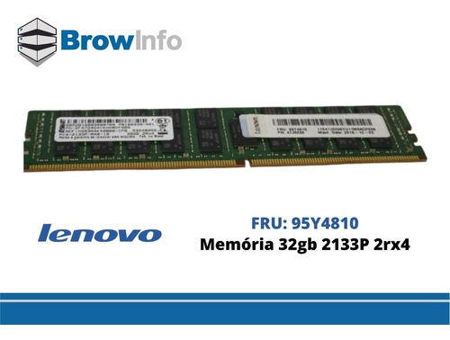 Imagem 3 de 3 de Memória Lenovo Ddr4 32gb 2133p 2rx4 / 95y4810