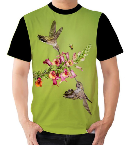 Camisa Camiseta Beija Flor Rhodopis Vesper Aves Pássaros#