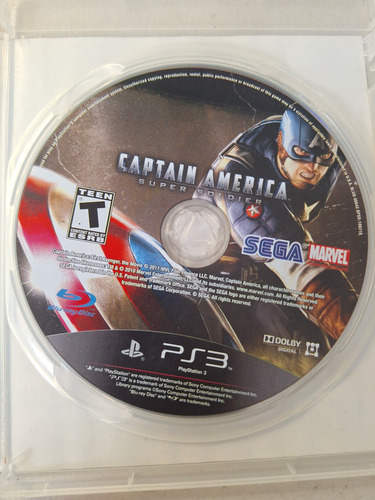 Captain America Super Soldier Ps3 Completo (Usado)
