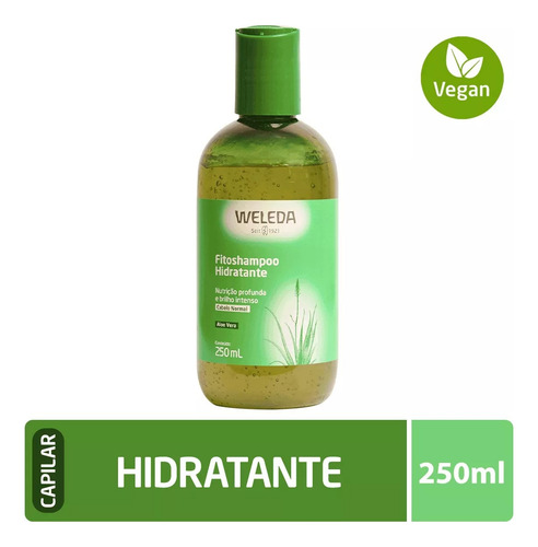 Shampoo Hidratante Weleda Aloe Vera 250ml Nutrição
