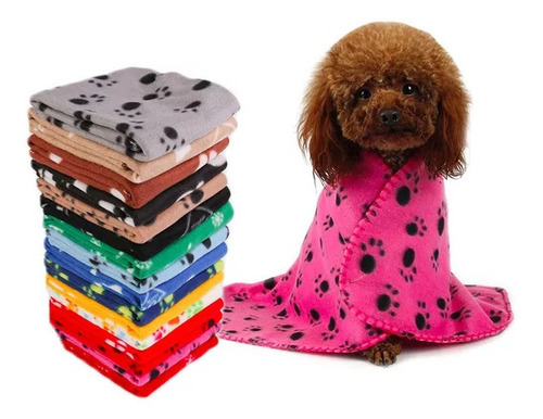 Imagen 7 de 10 de Pack De 4 Mantas De Polar Para Mascotas
