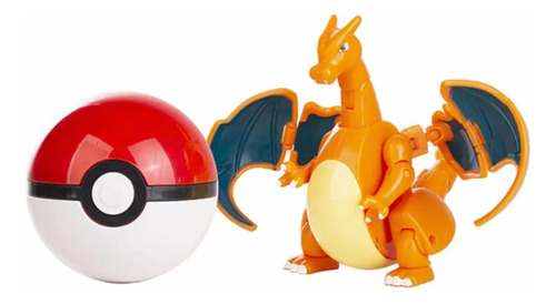 Figura Pokemon Articulada A Elección + Pokebola 