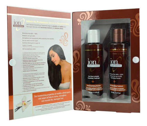 Ion Kit De Tratamiento Suavizante Cabello Con Keratina