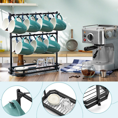 Soporte Para Tazas De Para Mostrador Estante Para Tazas