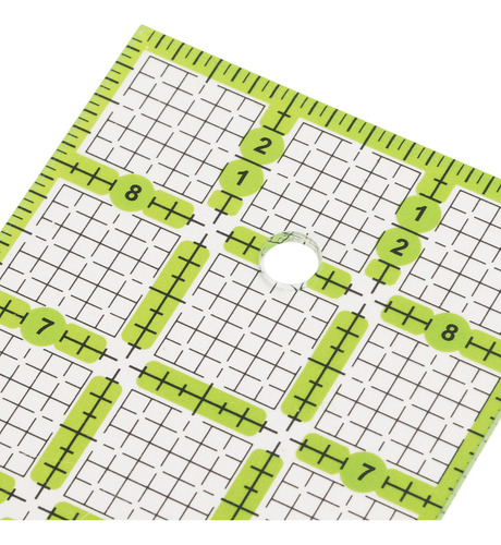 Regla De Acolchado, Acrílica, Rectangular, Transparente, Sim