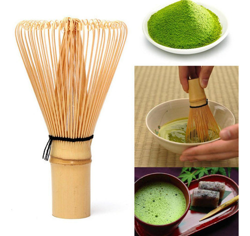 Paquete De Batidor De Bambú, Brocha Herramienta Con Té
