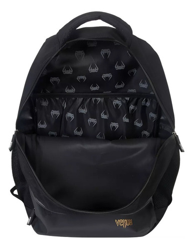 Mochila Venum Diagonal Logo Deportiva Gym Negro