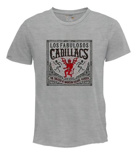 Camiseta Hombre Los Fabulosos Cadillacs Rock Español Irk2
