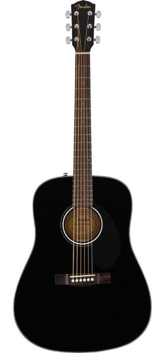 Guitarra Acústica Fender Cd-60s Dreadnought Nogal Negra