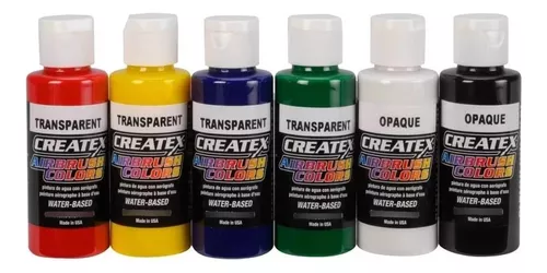 Pintura Aerógrafo Createx Set Primary 60 Ml