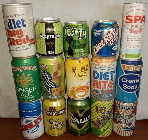 Imagen 7 de 10 de Latas De Refrescos De Coleccion