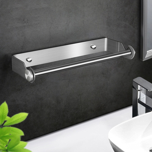 Soporte De Rollo De Acero Inoxidable Montado En La Pared Y A