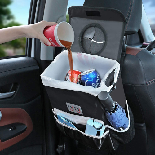 Imagen 3 de 6 de Njnj - Papelera Impermeable Para Coche, Tamaño Supergrande