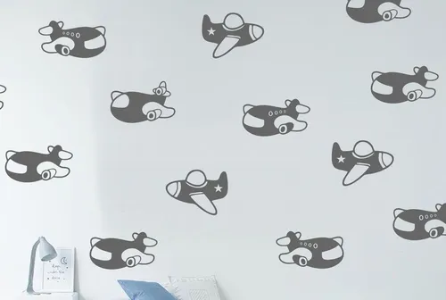 comprar Vinilos Decorativos Infantiles Aviones Pack Grande Avion
