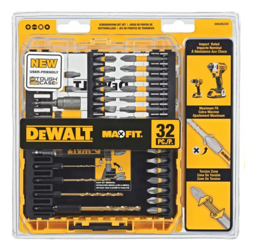Juego P/taladro 32 Pz Dwa2sls32 Dewalt Accesorios