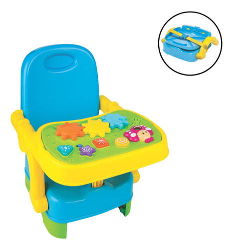 Silla portátil multifuncional para bebés y niños - Winfun Color Blue