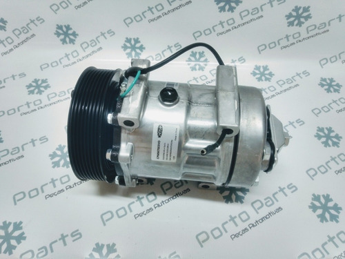 Compressor Ar Cond 7h15 8pk 24v 4 Fixações Passantes Flex