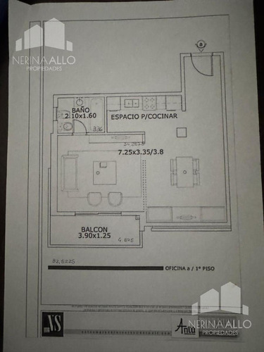 Venta Departamento Dos Ambientes A Estrenar Ituzaingó Norte
