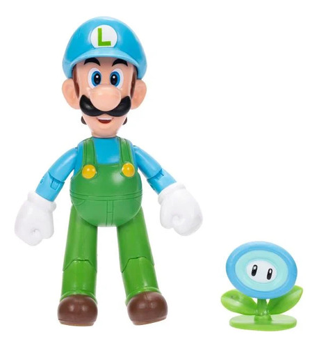 Set De 5 Figuras Mario, Wave 36, 10cm Altura Articulada