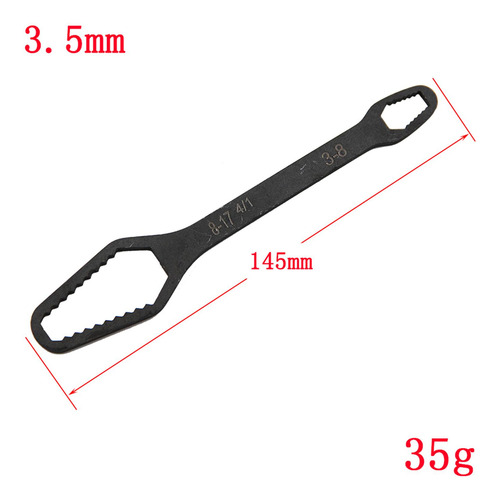 Llave Multifuncional, Cabeza Doble, Herramienta De 145 Mm