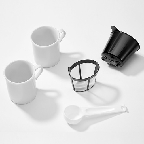 Imagen 2 de 2 de Cafetera De Goteo Doble Taza Coffee Maker Duo Blanik