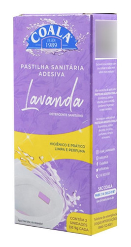 Pastilha Adesiva 10g Lavanda 2un Coala