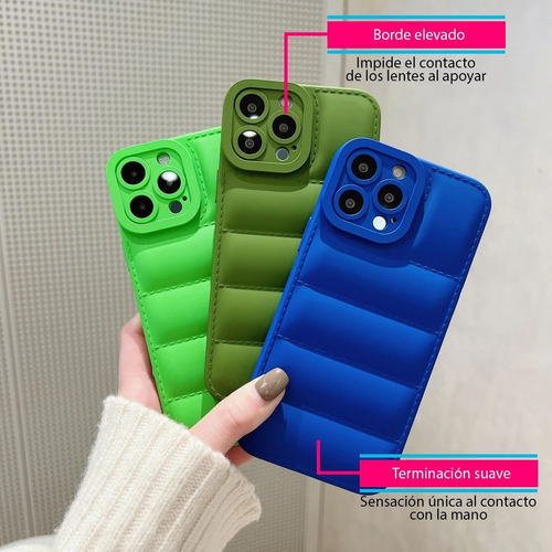 Funda Puffer Tpu Silicona Protege Cámara Para Moto G52
