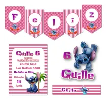 Comprar Kit Imprimible Stitch 100% Editable Mod.2 Cumple Candy Bar