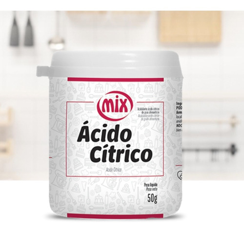 Acido Cítrico Mix 50 Gr. Para Repostería