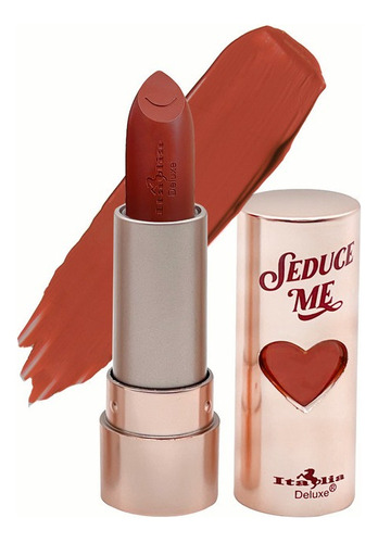 Labial Italia Deluxe Seduce Me Satin Lipstick Labial Satinado Seduce Me Color 20 Spicy Satinado