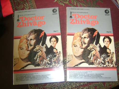 Dr. Zhivago En Video Vhs Original En Ingles Sin Subtitulos