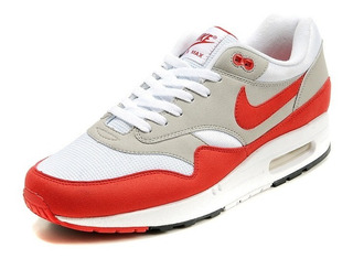 air max 87 rojas y blancas