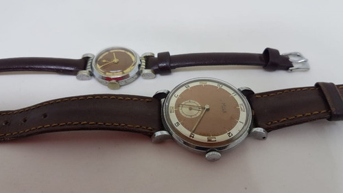 2 Relogios Vintage Masculino E Feminino Mila E Olma Suiços