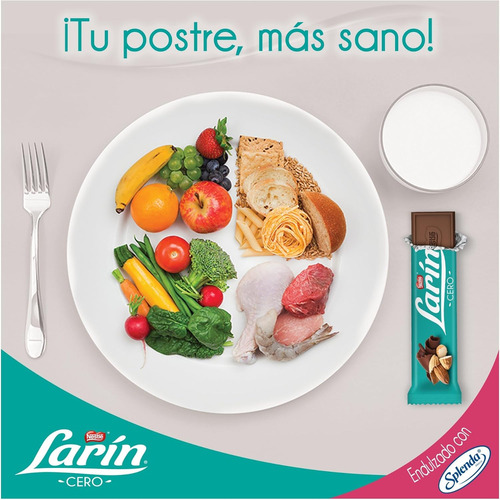 15 Chocolates Larin Cero Con Trozos De Almendra Diabeticos