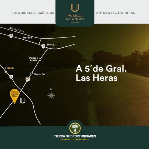 Lote 600m2 En Pueblo La Unión Grl Las Heras