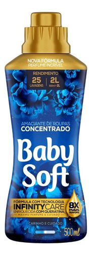 Amaciante Concentrado Infinity Care Baby Soft Carinho e cuidado - 500ml